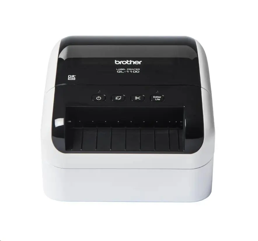 BROTHER tiskárna štítků QL-1110 - 101, 6mm, termotisk, USB, WIFI, BT, LAN, Profesionální Tiskárna Štítků