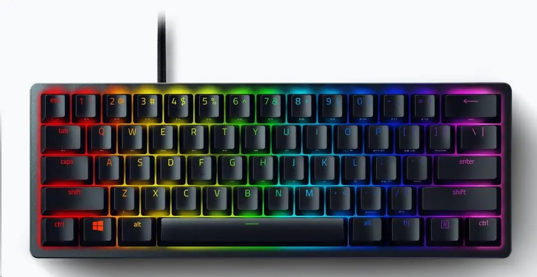 Razer Huntsman Mini Purple Switch herní klávesnice černá