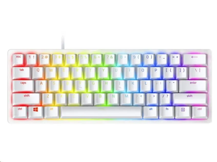 Razer Huntsman Mini - Mercury Ed. Purple Switch US bílá