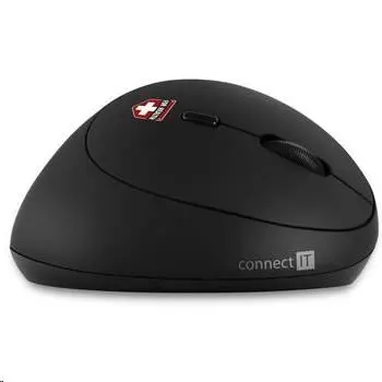CONNECT IT FOR HEALTH LADIES ergonomická vertikální myš,  (+ 1x AA baterie zdarma), bezdrátová