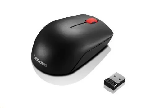 Lenovo Essential/Cestovní/Optická/Bezdrátová USB/Černá 4Y50R20864