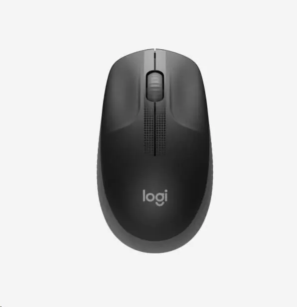 Logitech M190/Kancelářská/Optická/1 000 DPI/Bezdrátová USB/Černá 910-005905