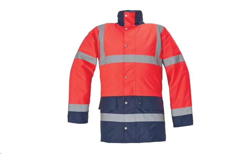 SEFTON bunda HV červená/navy 2XL