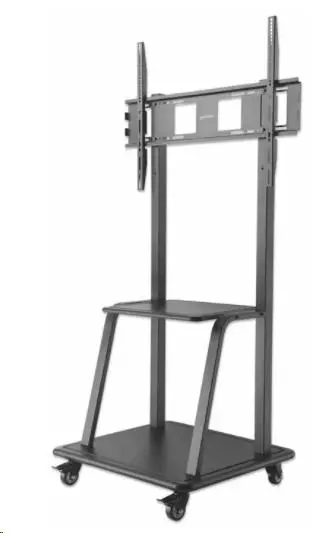 Manhattan univerzální TV vozík, Universal Heavy Duty TV Cart, 37" až 100" TV, černá