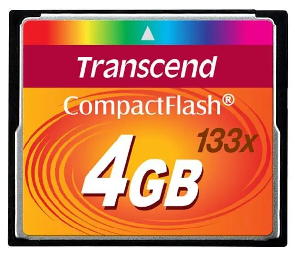 Transcend CompactFlash 133 4GB TS4GCF133