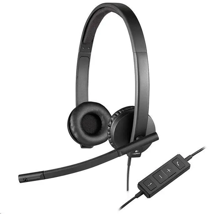 Akce Náhl. sada Logitech Stereo USB Headset H570e_