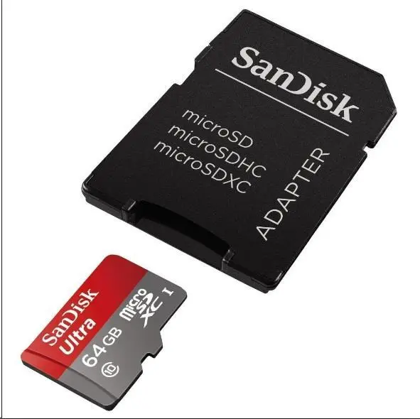 SanDisk Ultra microSDXC 64 GB 100 MB/s Class 10 UHS-I, s adaptérem
