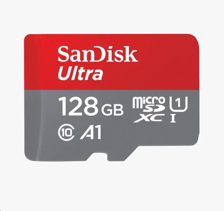 SanDisk Ultra microSDXC 128 GB 100 MB/s Class 10 UHS-I, s adaptérem