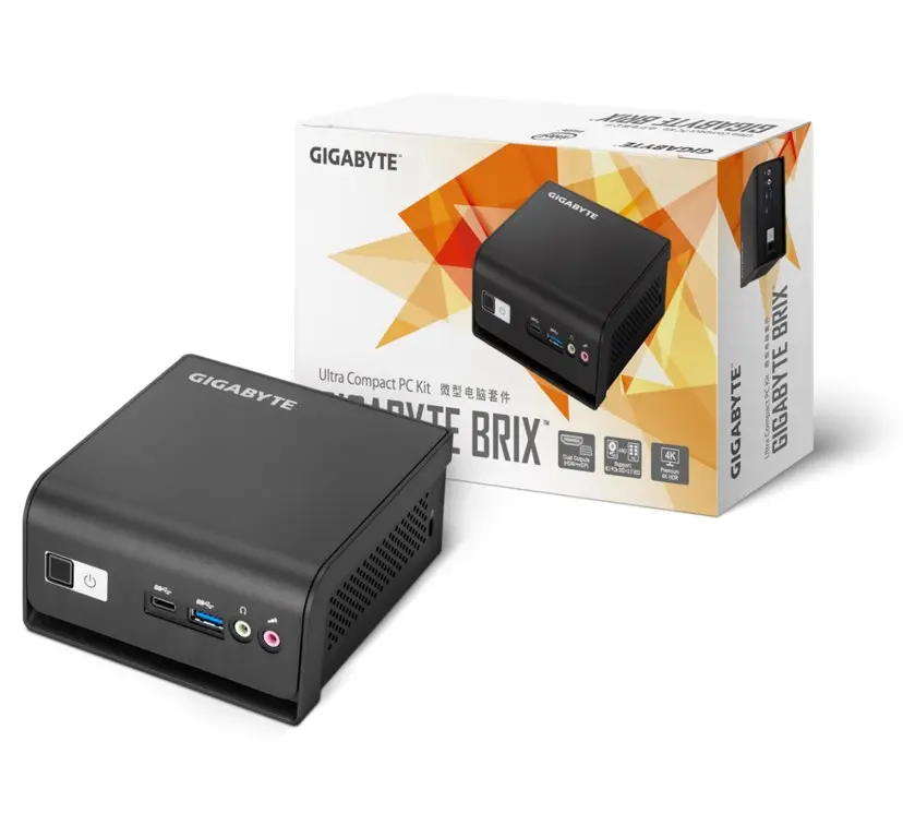 Gigabyte Brix 4500C barebone (i N4500) fanless