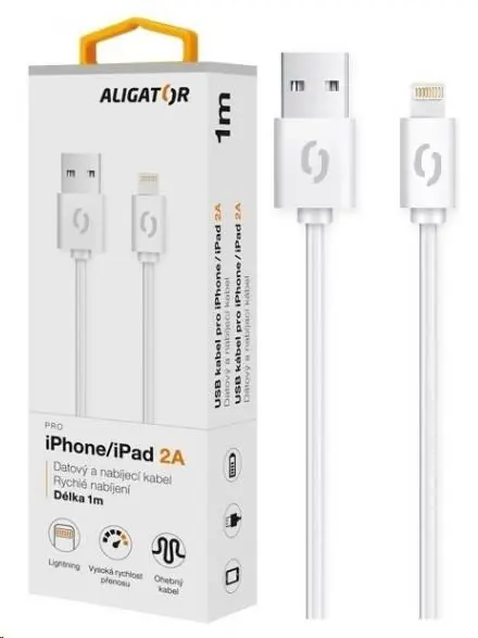 ALIGATOR datový kabel pro iPhone/iPad s lightning konektorem