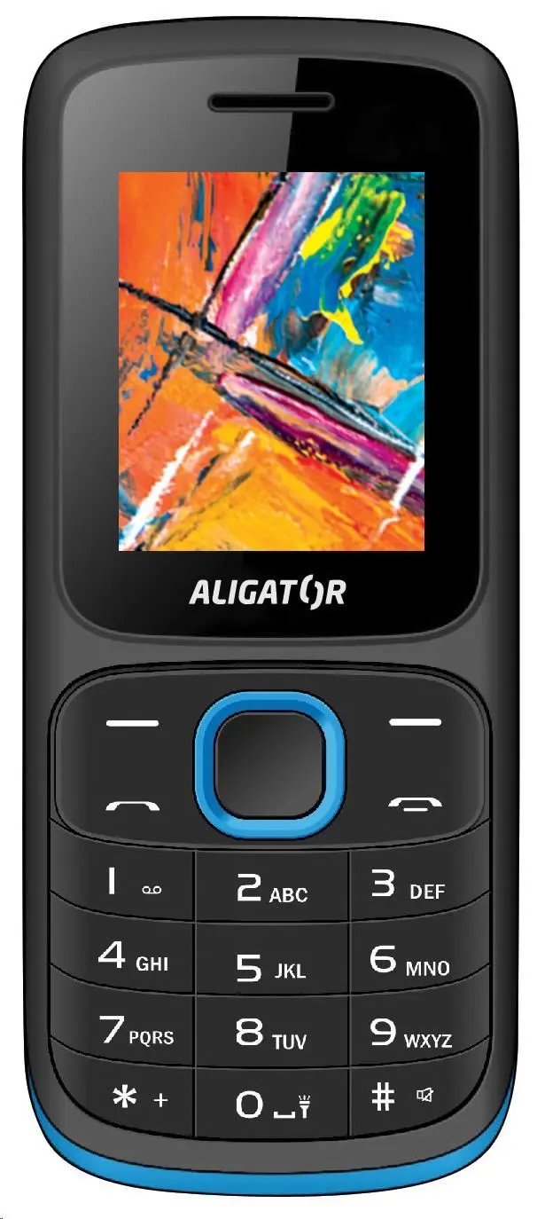 ALIGATOR D210 Dual sim černo-modrý