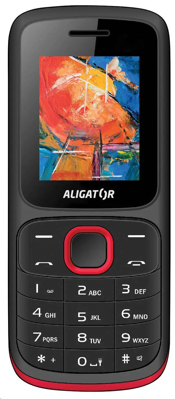 Aligator D210 Dual SIM barva Red