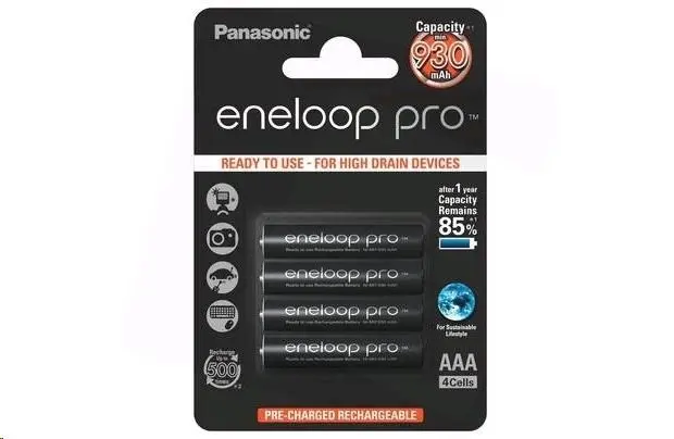Panasonic Eneloop Pro AAA NiMH 1,2V 930mA BL4, 11492