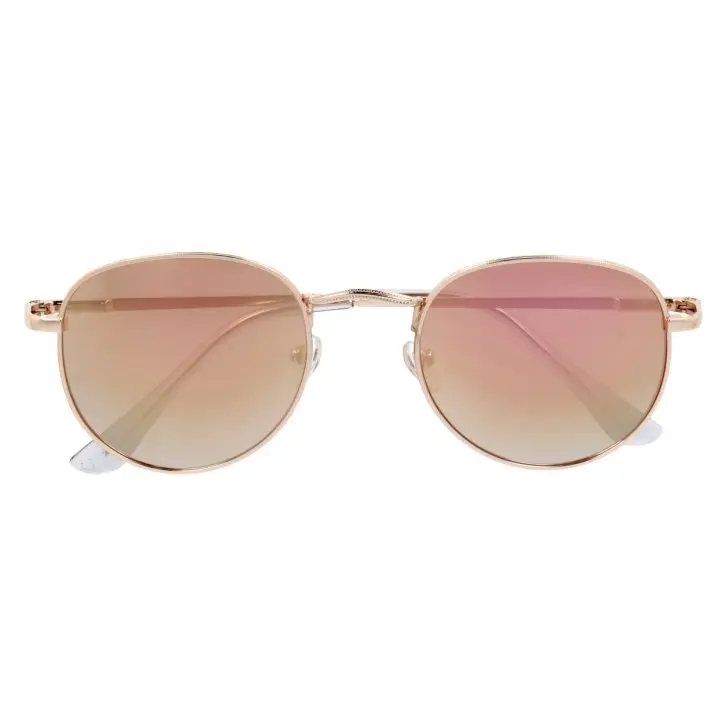 Růžové sluneční brýle pilotky “Oval Classic“