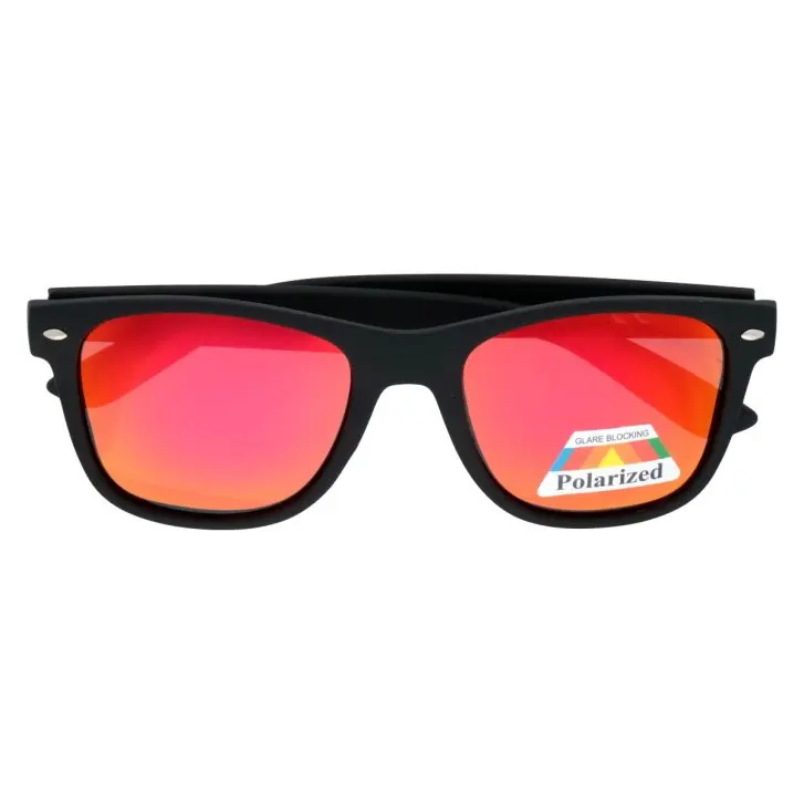Oranžové polarizační sluneční brýle Wayfarer