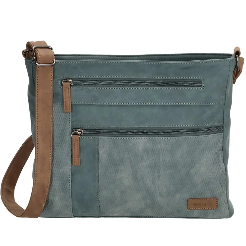 Modrá dvoubarevná crossbody kabelka přes rameno “Melissa“