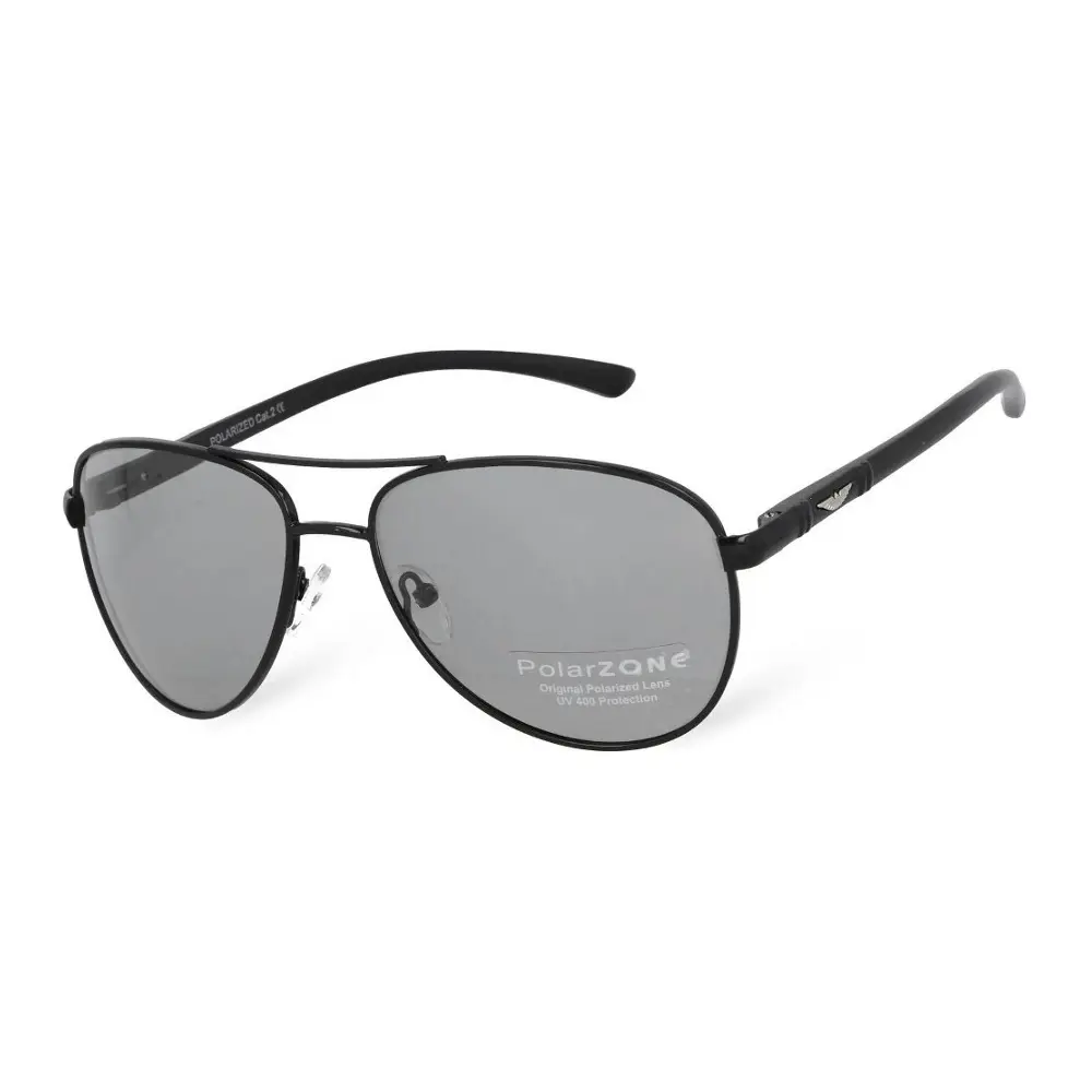 Černé fotochromatické sluneční brýle “Massive Aviator“