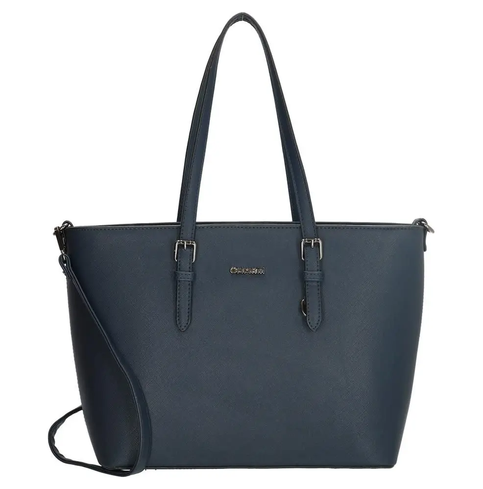 Tmavě modrá velká shopper kabelka přes rameno „Misty“