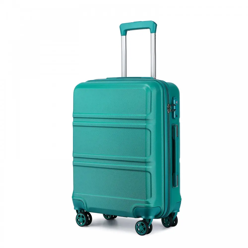 Tyrkysový lehký cestovní kufr “Travelmania“ - vel. M, L, XL