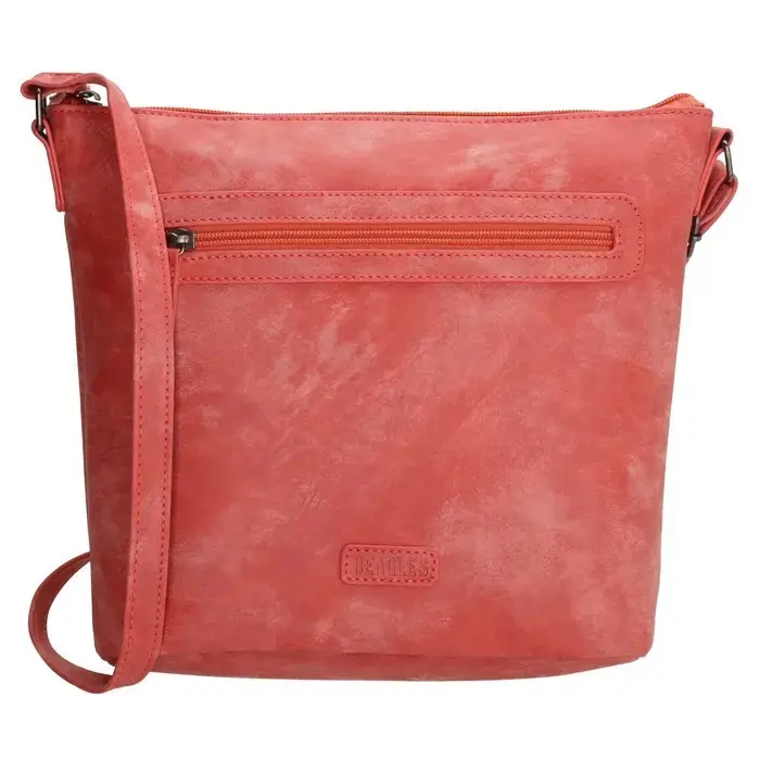 Červená prošívaná crossbody kabelka „Sunset“