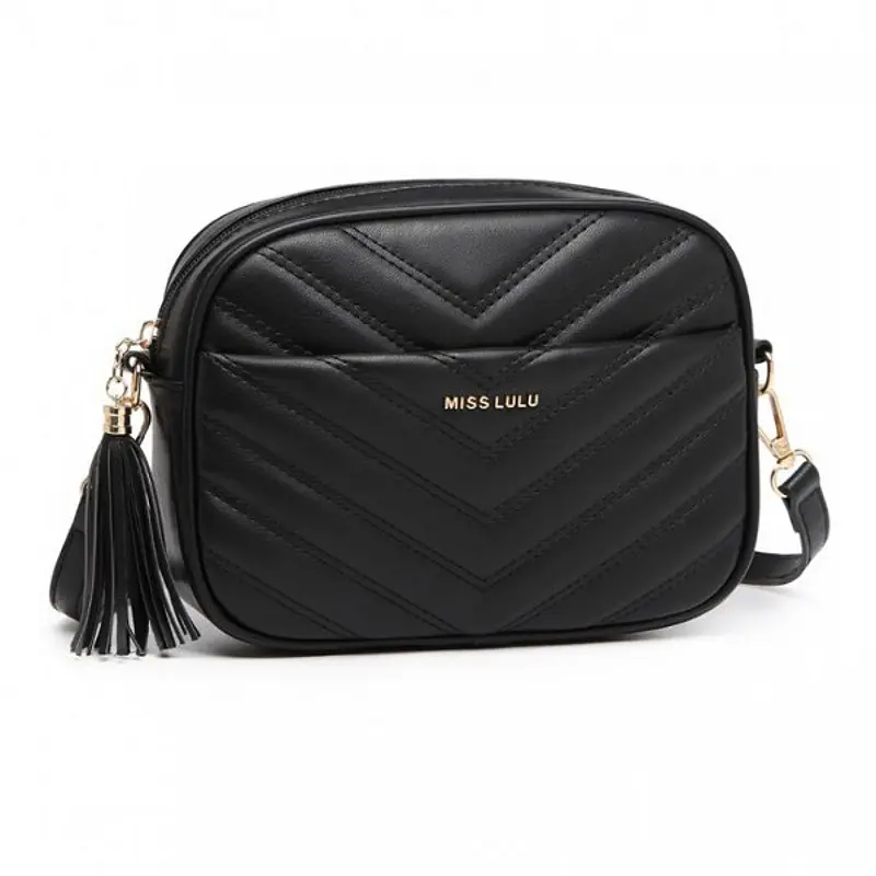 Černá malá crossbody kabelka na rameno “La Zolla“