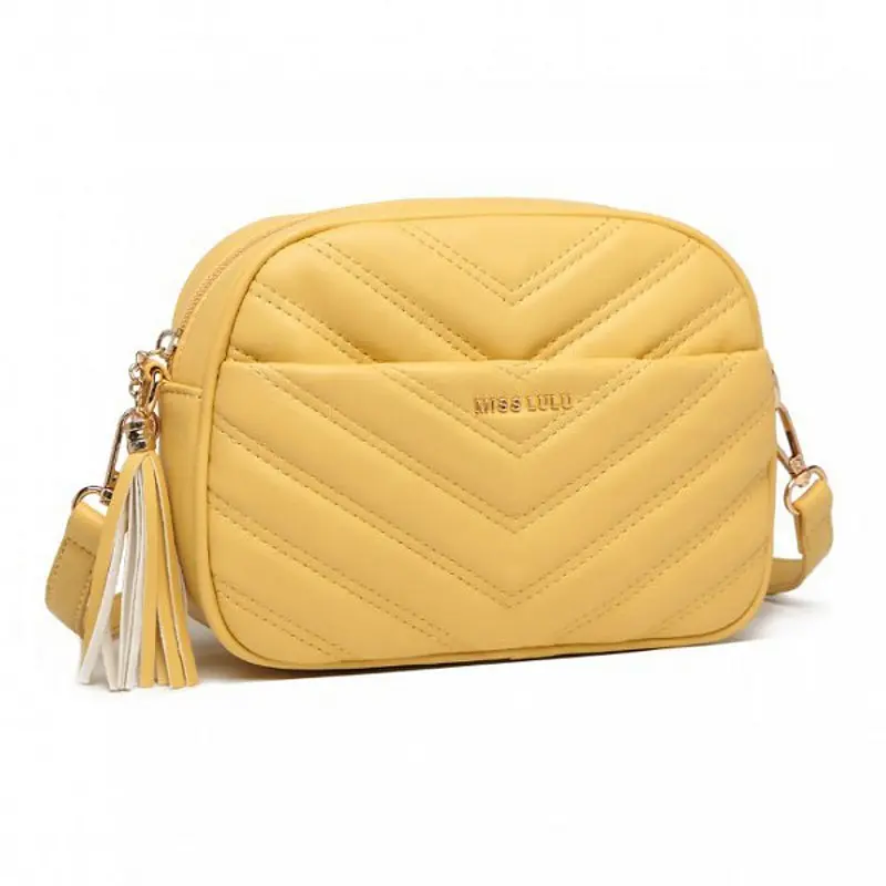 Žlutá malá crossbody kabelka na rameno “La Zolla“