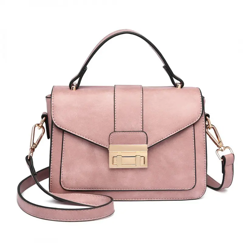 Růžová aktovková crossbody kabelka “Alice“