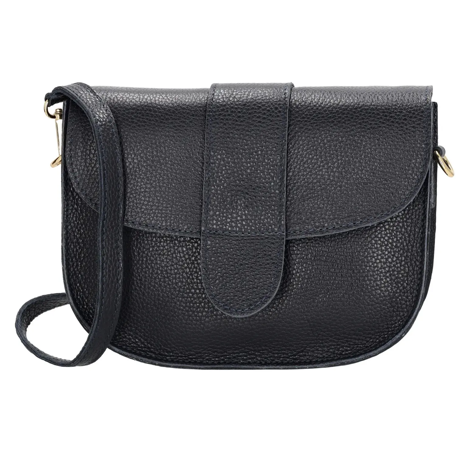 Tmavě modrá prošívaná crossbody kabelka „Fame“