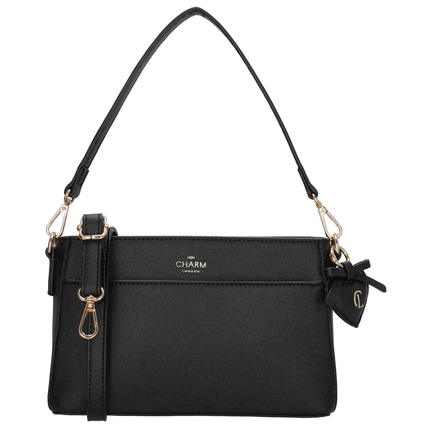 Černá elegantní crossbody kabelka „Samantha“