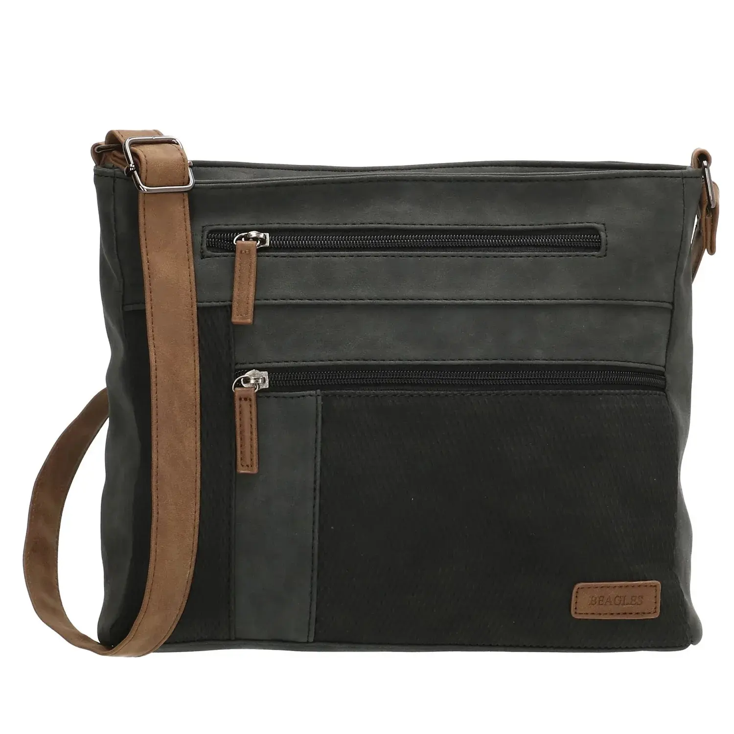 Černá dvoubarevná crossbody kabelka přes rameno “Melissa“