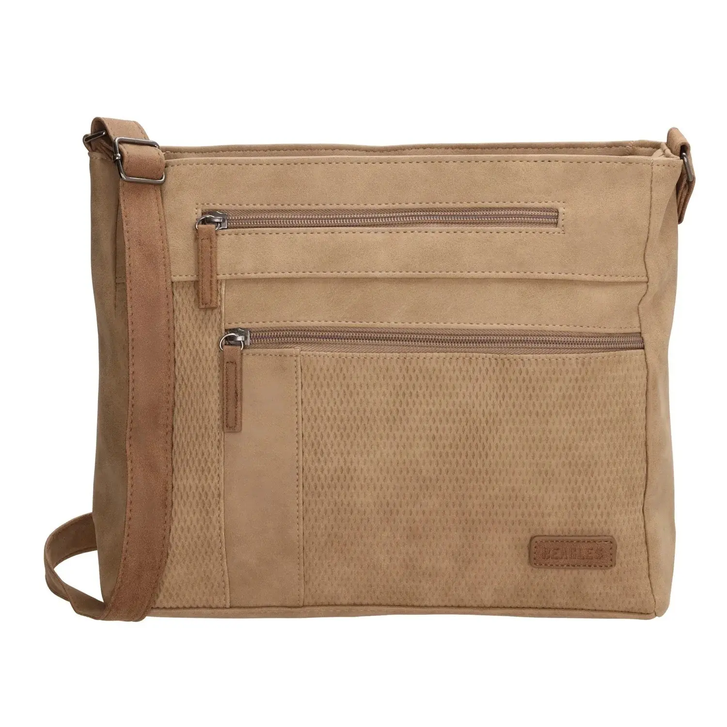 Hnědá dvoubarevná crossbody kabelka přes rameno “Melissa“