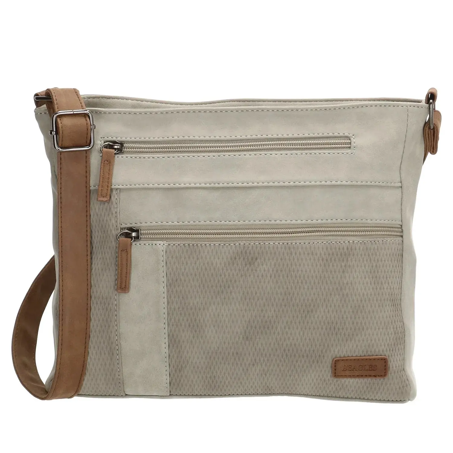 Šedá dvoubarevná crossbody kabelka přes rameno “Melissa“