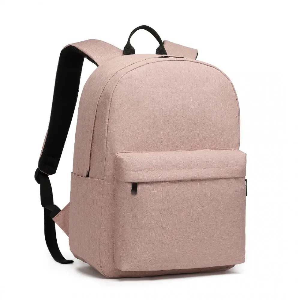 Růžový lehký batoh do školy “Basic“