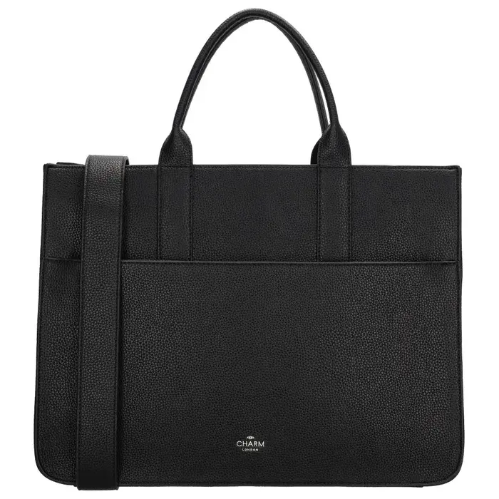 Černá elegantní shopper kabelka „Princetown“