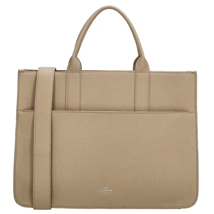 Světle hnědá elegantní shopper kabelka „Princetown“