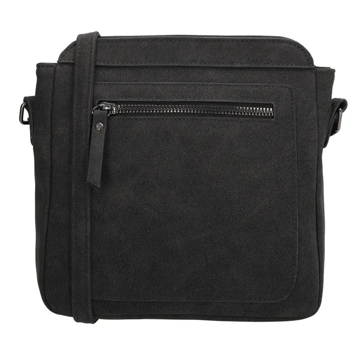 Černá prošívaná crossbody kabelka „Diadem”