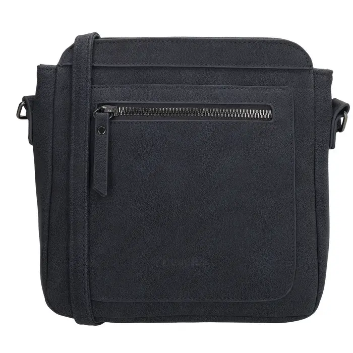 Tmavě modrá prošívaná crossbody kabelka „Diadem”