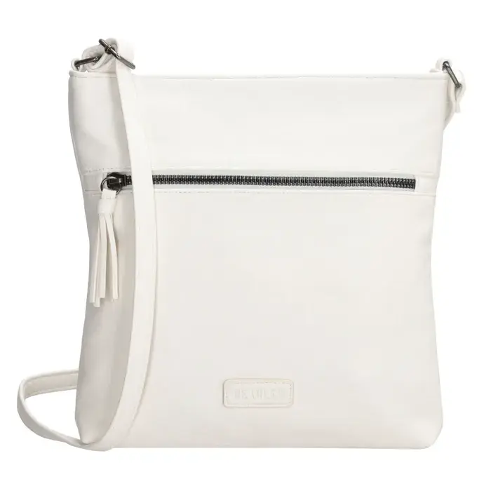 Bílá prošívaná crossbody kabelka „Jenny”