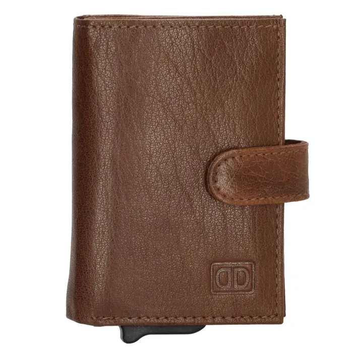 Hnědá praktická kožená peněženka s RFID “Page“