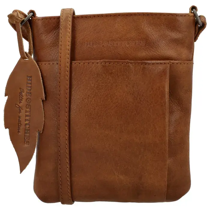 Hnědá crossbody kabelka z pravé kůže „Toscana“