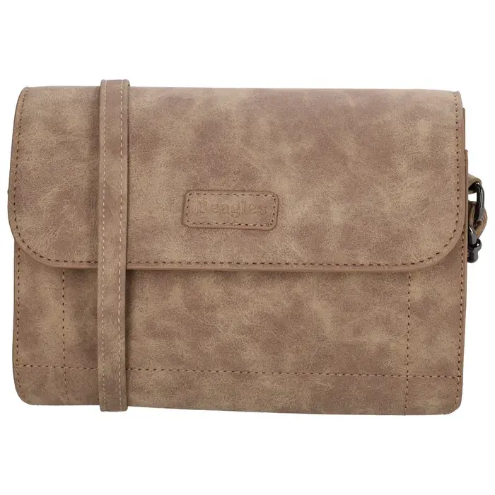 Tmavě hnědá elegantní crossbody kabelka “Eterna“