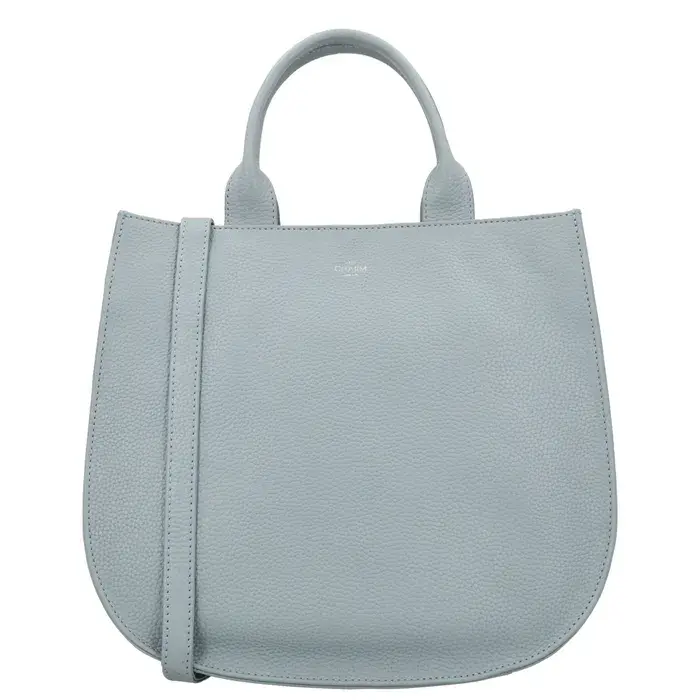 Světle modrá luxusní kožená shopper kabelka „Euphoria“
