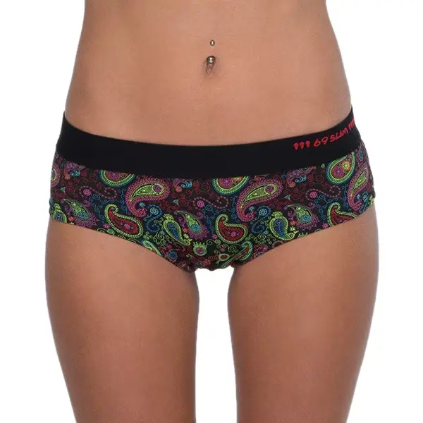 Dámské kalhotky 69SLAM Boxer Cashmere Black (GYXCAB-PO) L