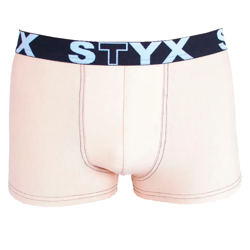 Pánské boxerky Styx sportovní guma béžové (G3) S, trenky / trenýrky