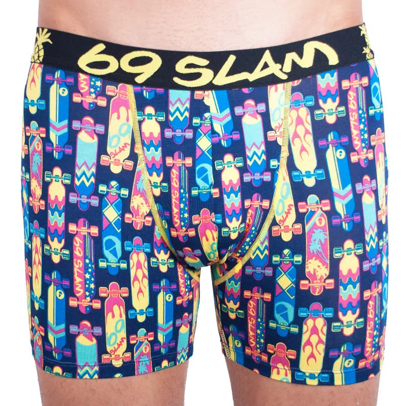 Pánské boxerky 69SLAM fit bamboo longboard M, trenky / trenýrky