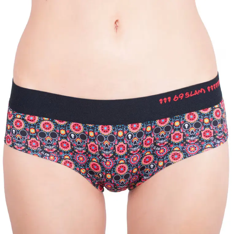Dámské kalhotky 69SLAM boxer flower skull