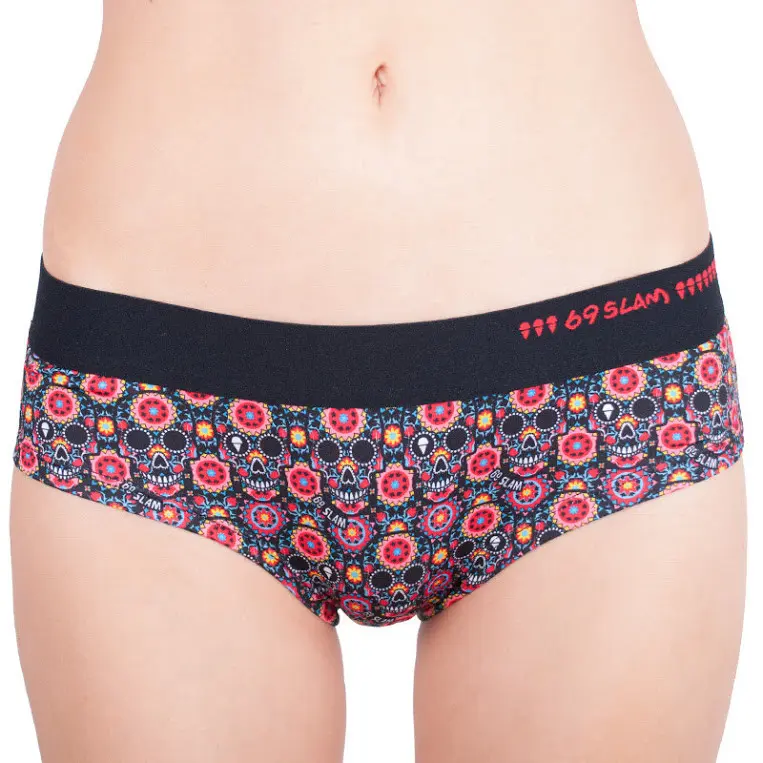 Dámské kalhotky 69SLAM boxer flower skull