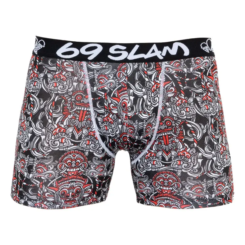Pánské boxerky 69SLAM fit bamboo totem mask (MPBTMS-BB) XS, trenky / trenýrky