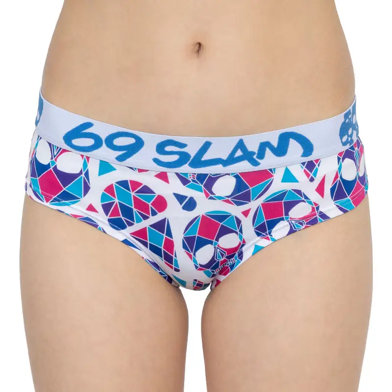 Dámské kalhotky 69SLAM boxer skullmond white L