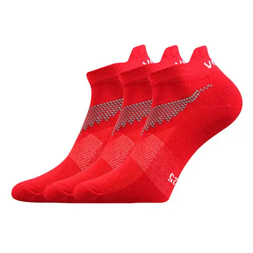 3PACK ponožky VoXX červené (Iris) S